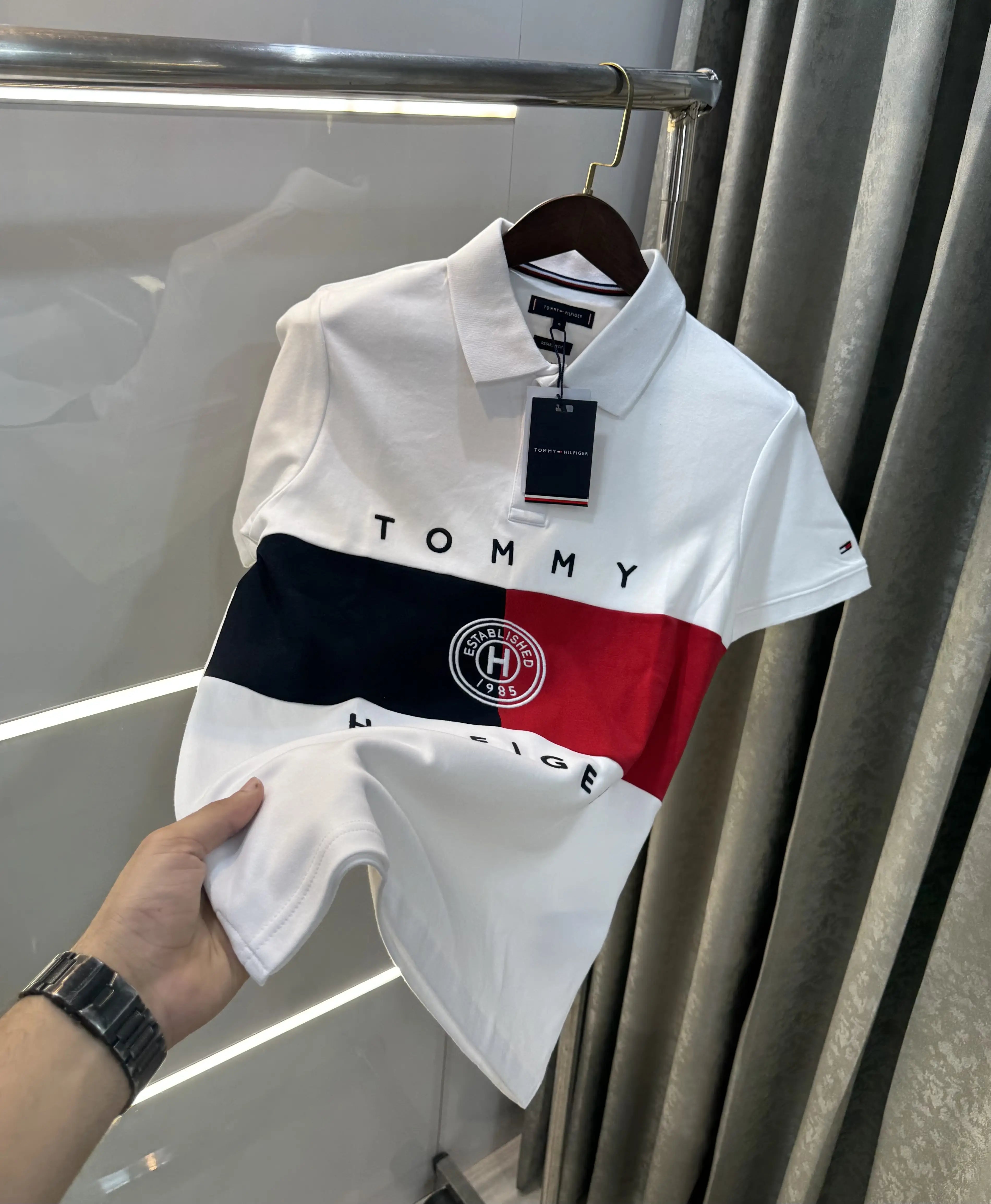 Tommy Hilfiger White Premium Polo T-shirt Main image