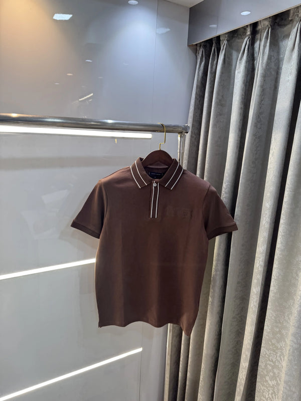 Tommy Hilfiger Brown Premium Polo T-shirt