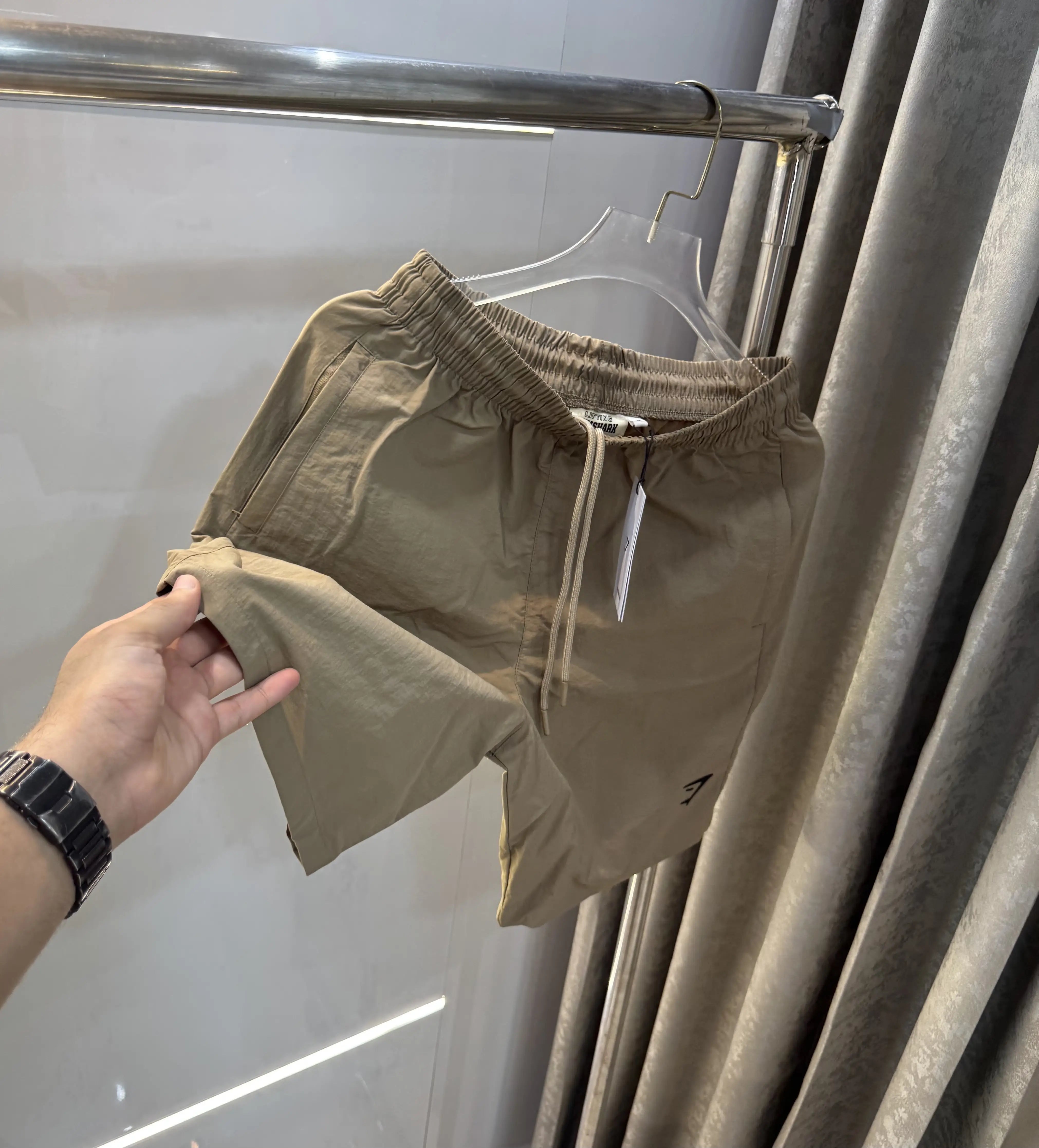 Gym Shark Beige Limited Edition Premium 🩳 Shorts Secondary image
