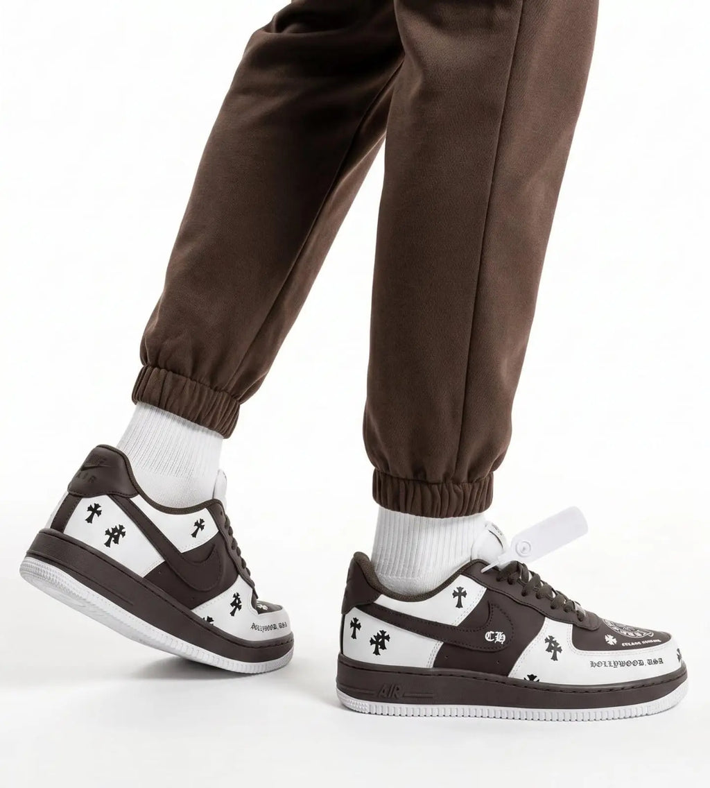 Nike_Airforce 1 Chrome Heart Edition Sneaker