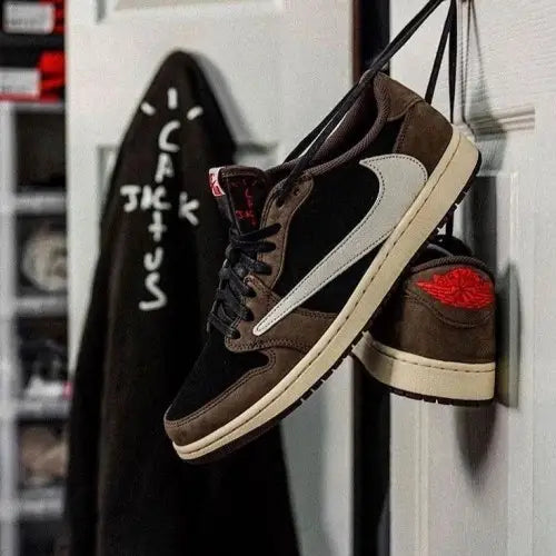 Travis scott x Air Jordan 1 Low OG DARK MOCHA Suede Quality Surplus Semi UA