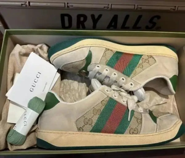 Gucc_i screener dirty sneaker semi ua og packing
