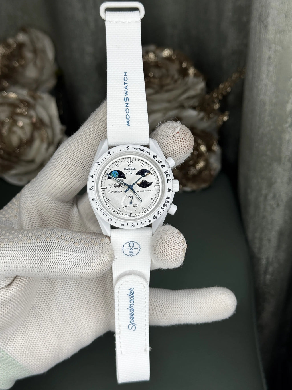 Swatch x Omega Bioceramic Moonswatch Mission To Earthphase