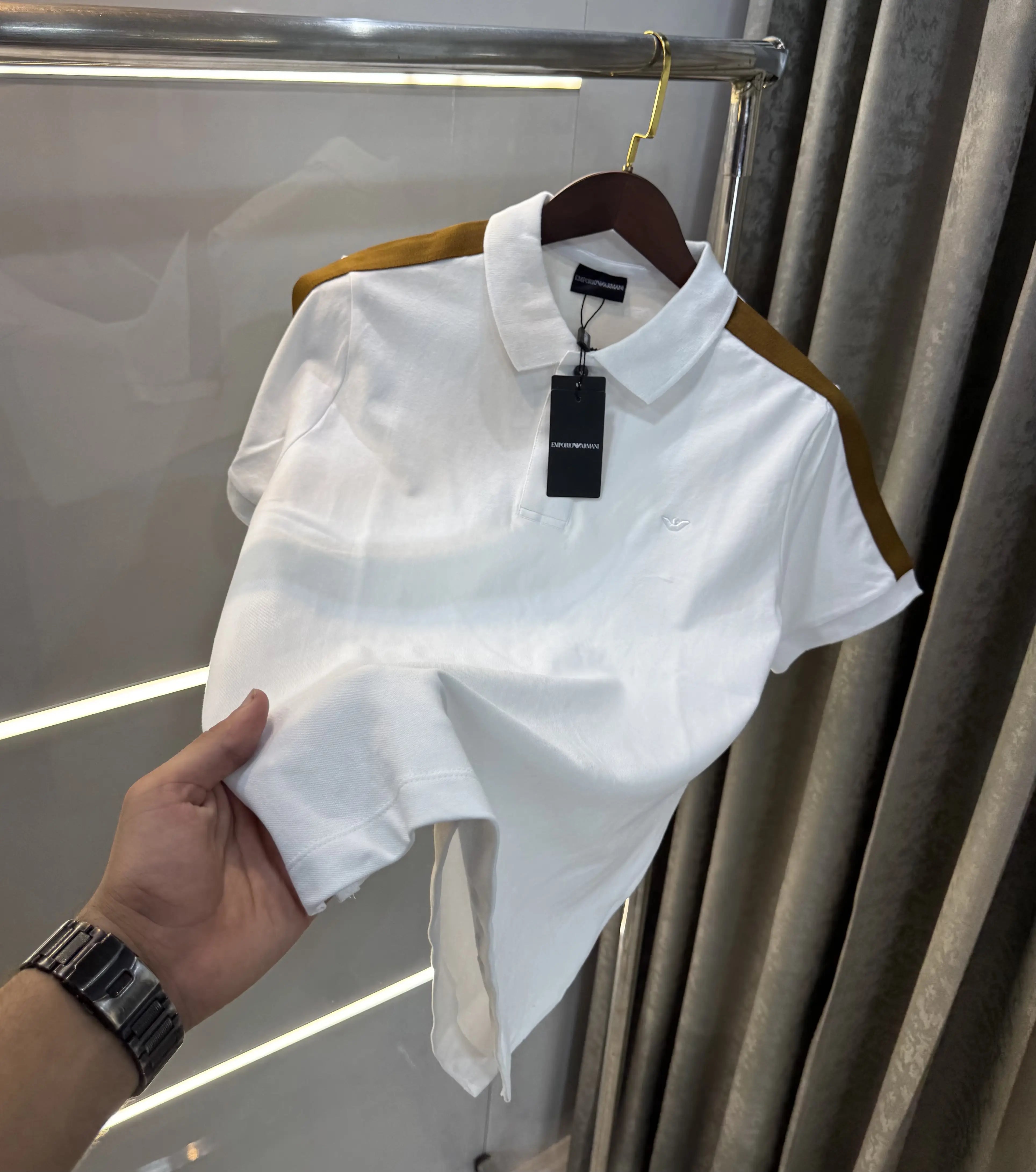 Emporio Arman i White Premium Polo T-Shirt Secondary image