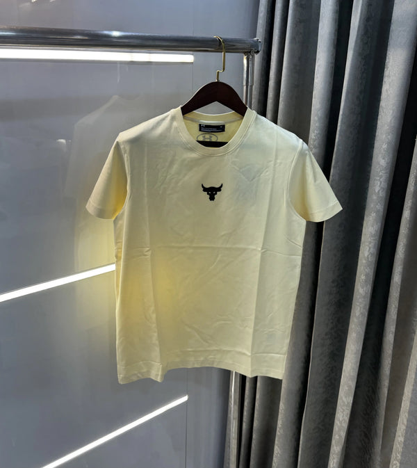 Under Armour Cream Imported T-Shirt
