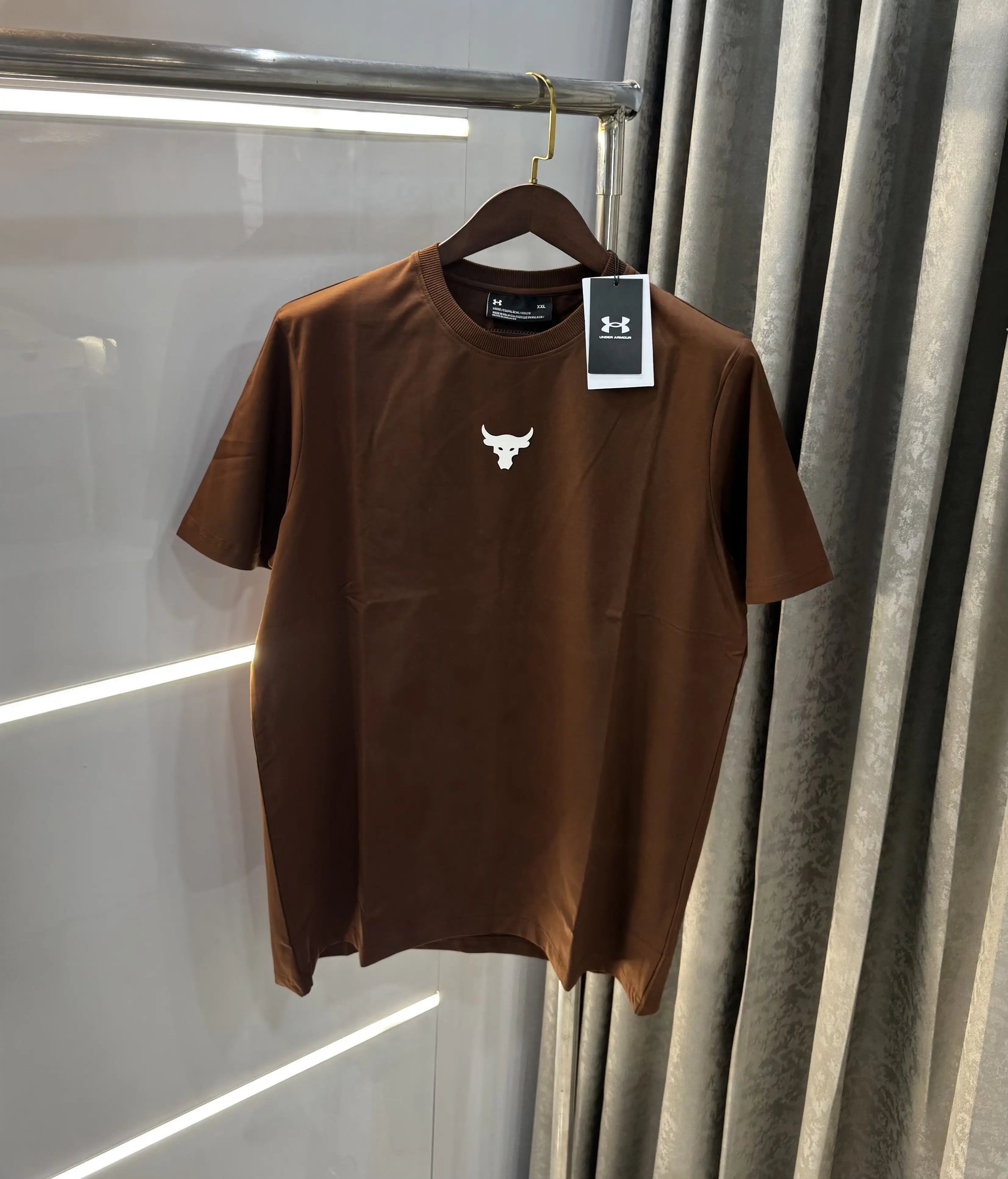 Under Armour Brown Imported T-Shirt