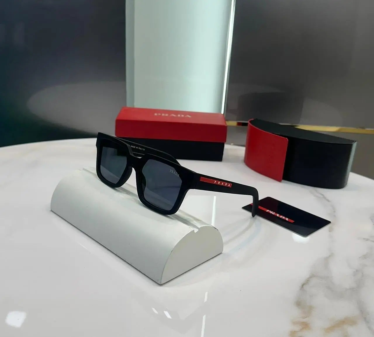 Prada All Black Matt Premium Shades 8720