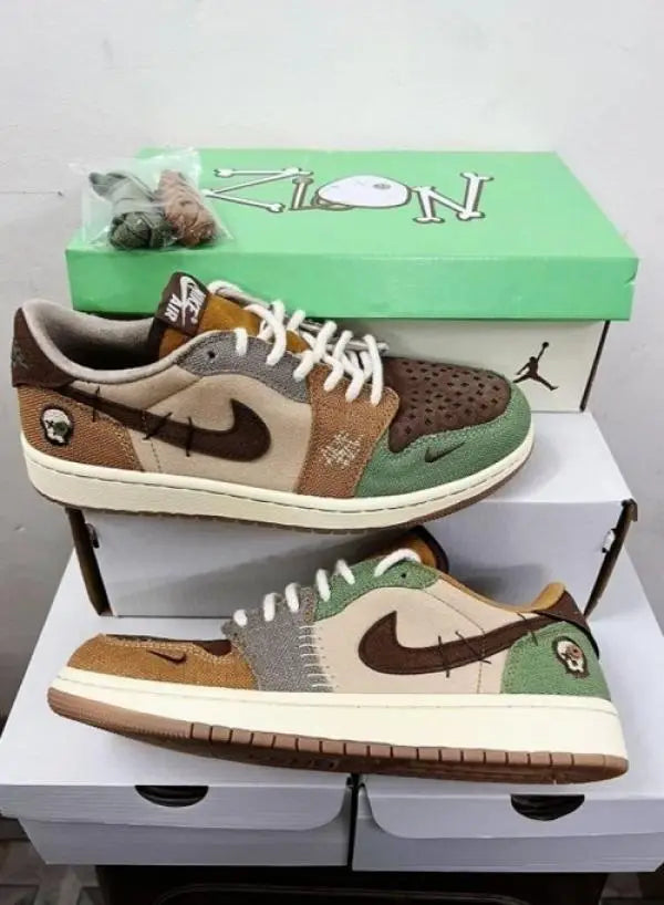 Nik_e JORDAN 1 RETRO LOW OG ZION WILLIAMSON Suede Quality