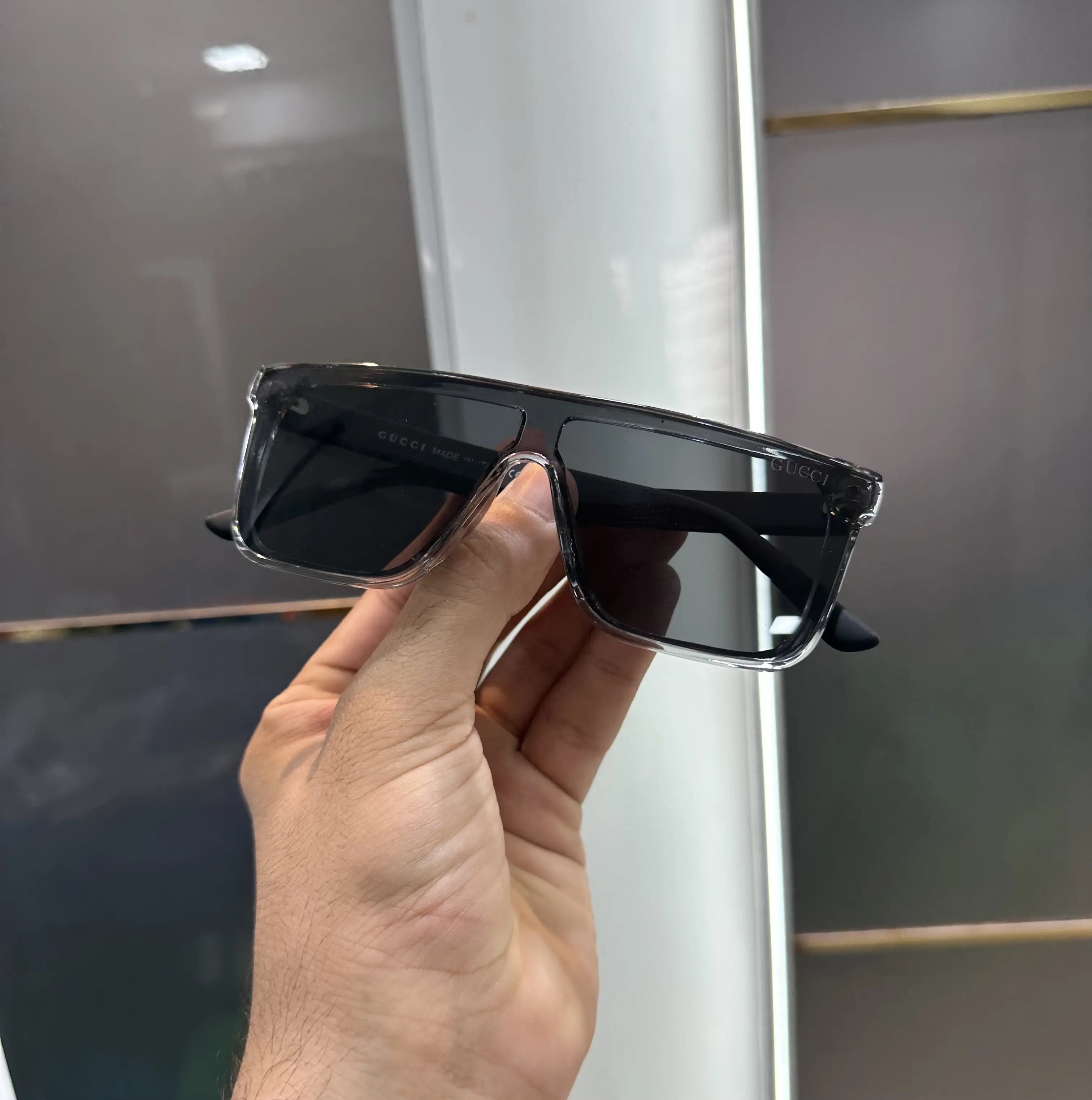 Gucc i Grey Black Classic Premium Shades 2639 Secondary image
