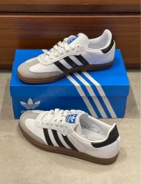 Adida_s Samba OG Trainer white cloud Men Heavy Quality fixx