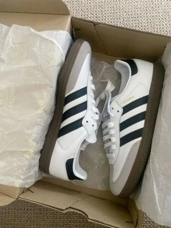 Adida_s Samba OG Trainer white cloud Men Heavy Quality fixx