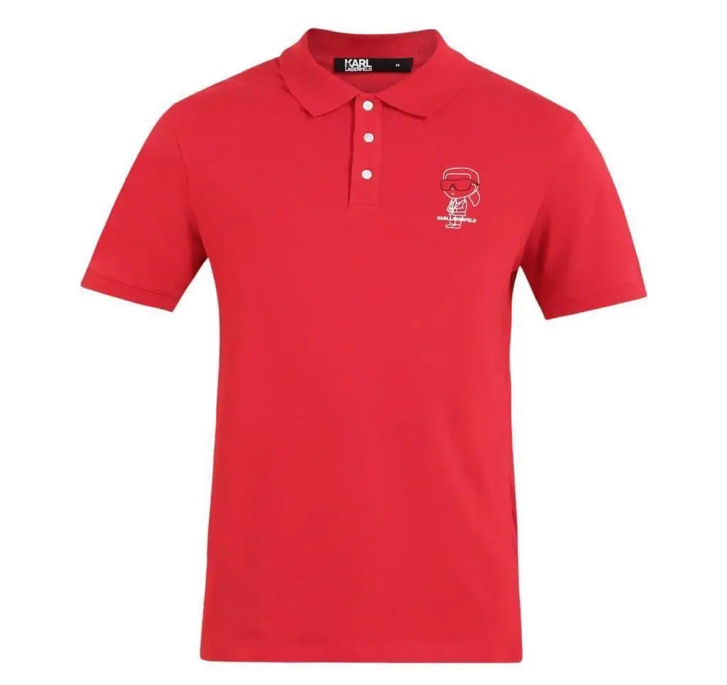 Karl Lagerfled Red Imported Polo T-Shirt Main image