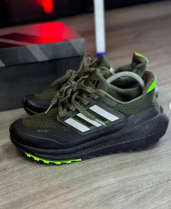 Adidas Ultra Boost Cold Rdy Olive Green Running Shoes Secondary image