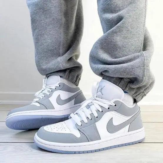 Nikee Air Jordan Retro 1 Low WOLF GREY