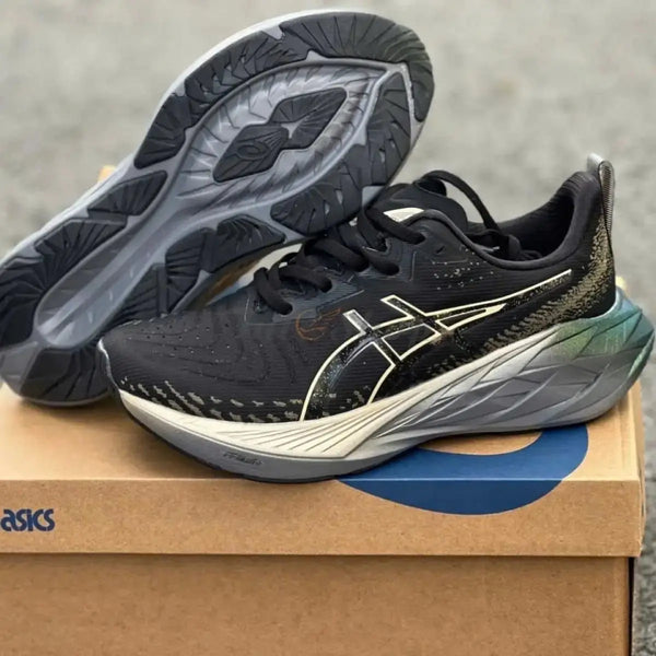 Asics_Novablast 4 Platinum Black Champagne Mens Shoes