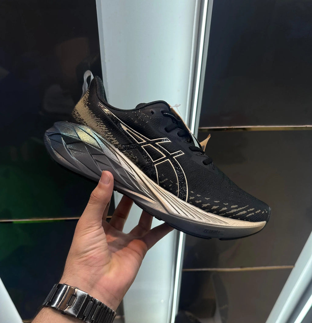 Asics_Novablast 4 Platinum Black Champagne Mens Shoes