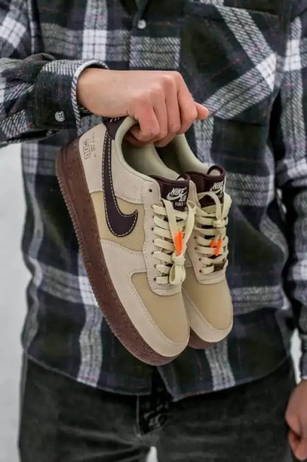Nik_e Airforce 1 Low Coffee Suede Quality Secondary image