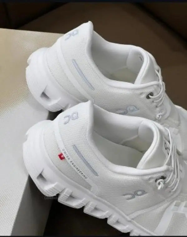 On Cloud Running 5 All White Shoes Secondary image