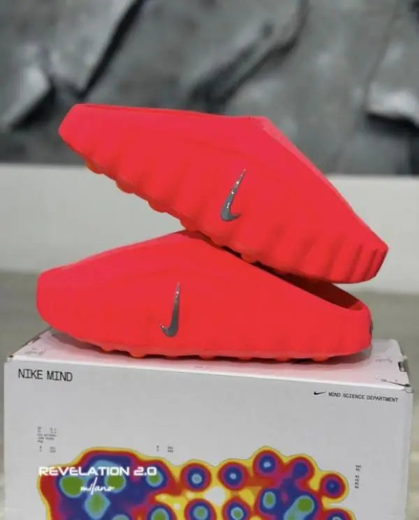 Nikee Mind 001 Mules In Solar Red Secondary image