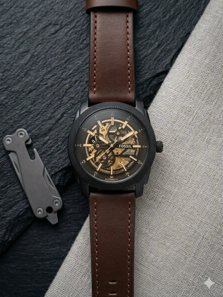 FOSSIL AUTOMATIC LEATHER Main image