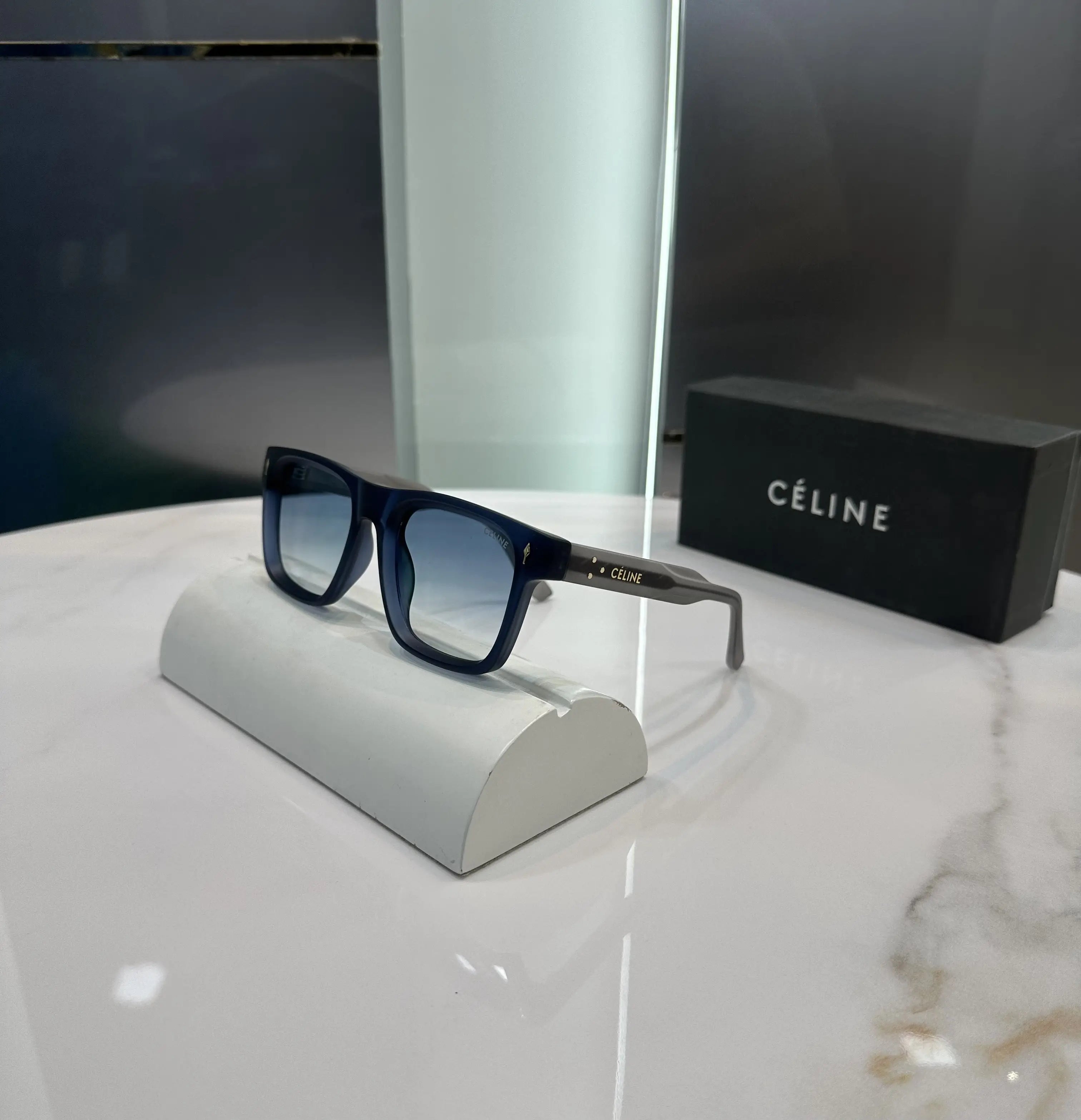 Celine Grey Blue Matt Premium Shades 6628