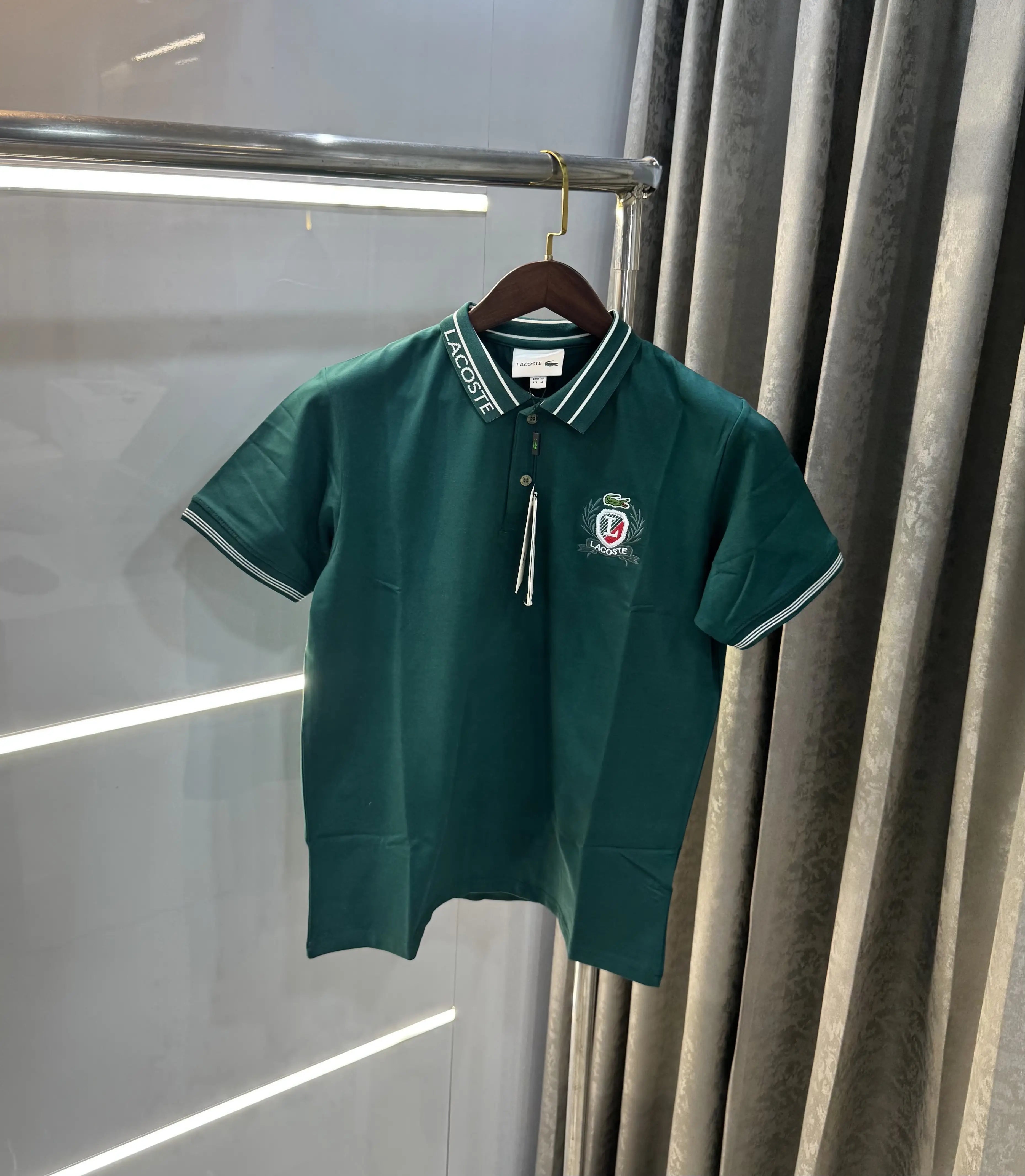 Lacoste Green Embroidery Logo Premium Polo T-shirt Main image
