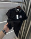 Lacoste Black Embroidery Logo Premium Polo T-shirt