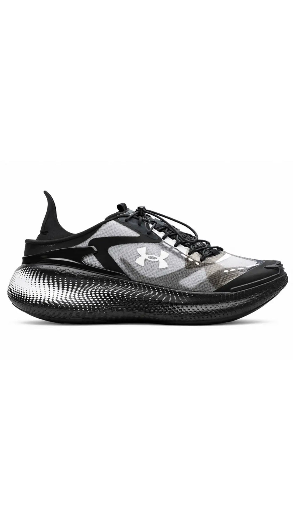 Under_Armour Echo Slip Speed Black White Shoes