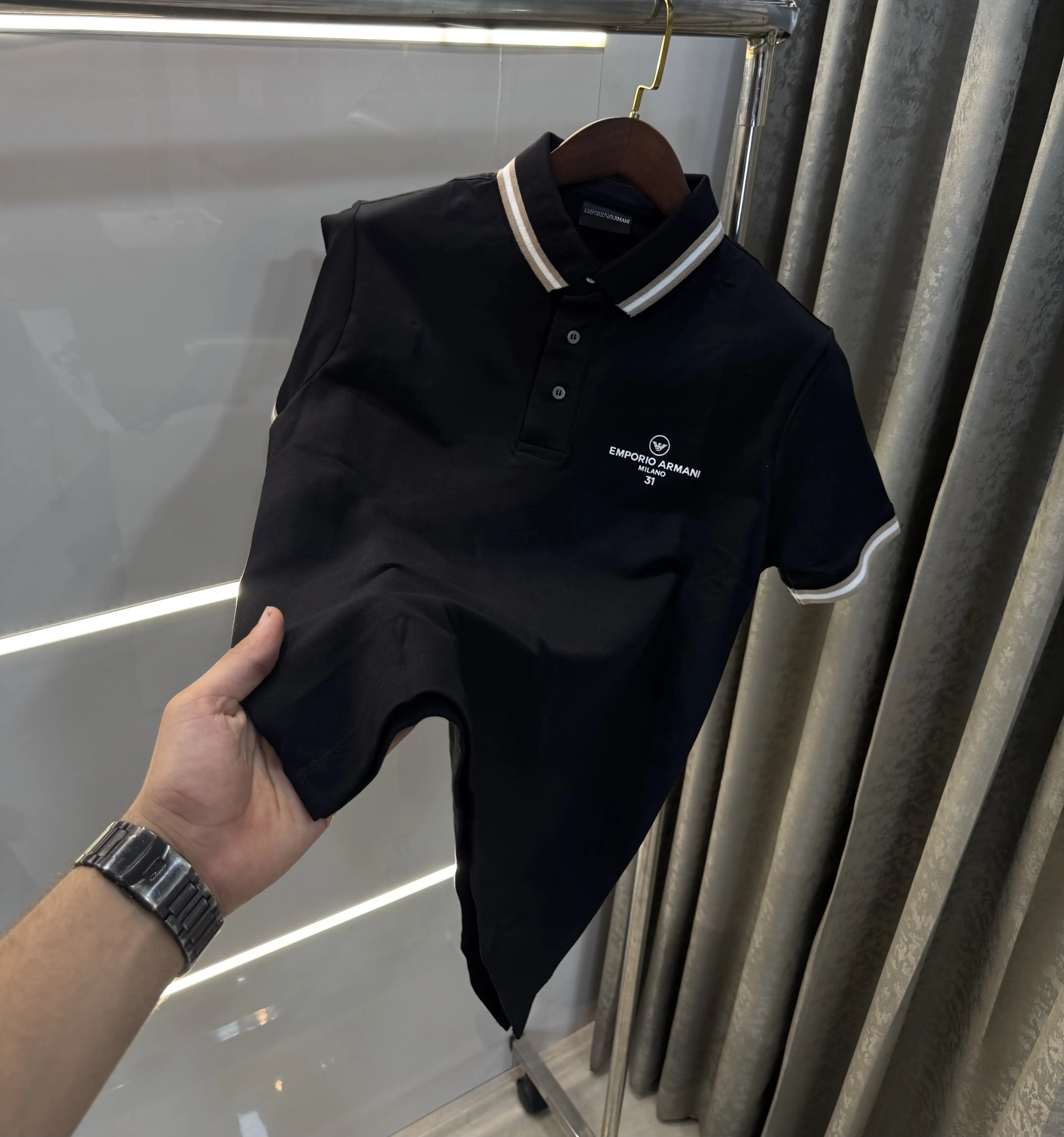 Empori o Arman i Black Premium Polo T-Shirt