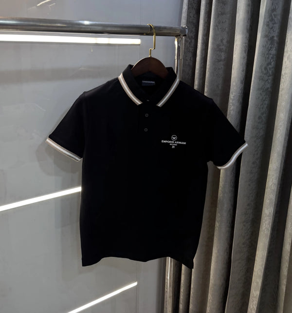 Empori o Arman i Black Premium Polo T-Shirt