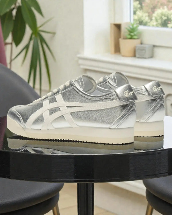 Onitsuka Tiger Mexico 66 SD PF Pure Silver Cream Sneakers Men  D-2080