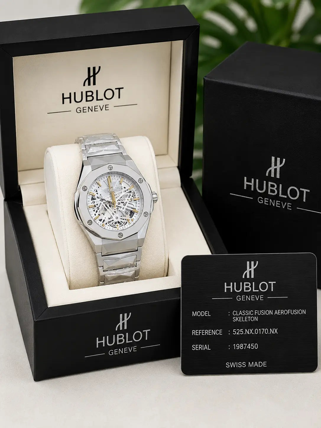 HUBLOT Tourbillon diamond cut chain Main image