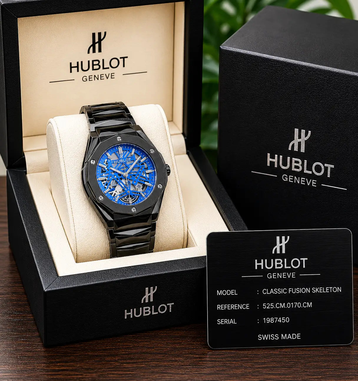 HUBLOT Tourbillon diamond cut chain Main image
