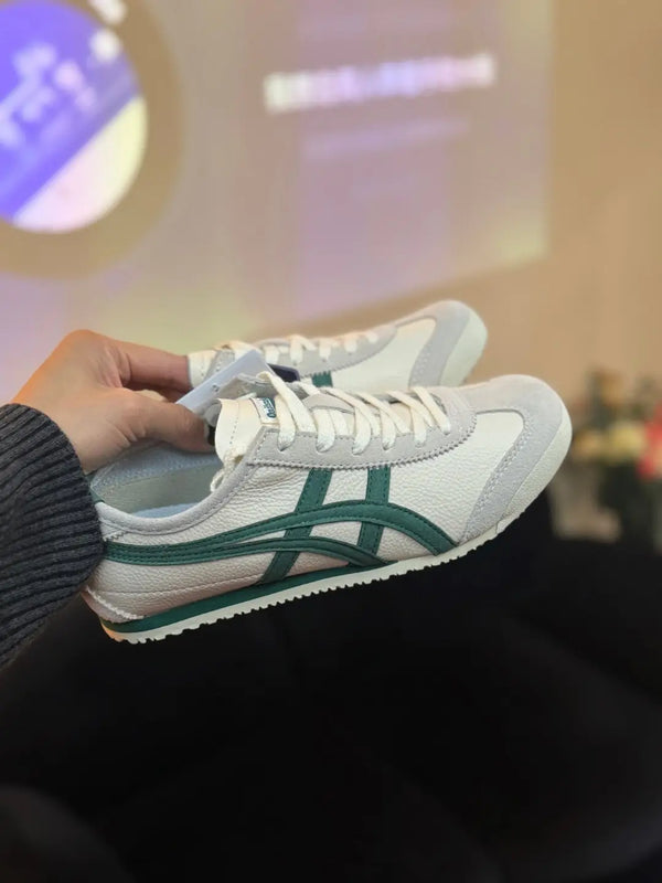 Onitsuka Tiger Mexico 66 Vintage White Pale Green Girls D-1897