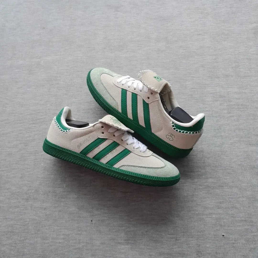 Adidas_Samba X Stussy White Green Sneaker Secondary image