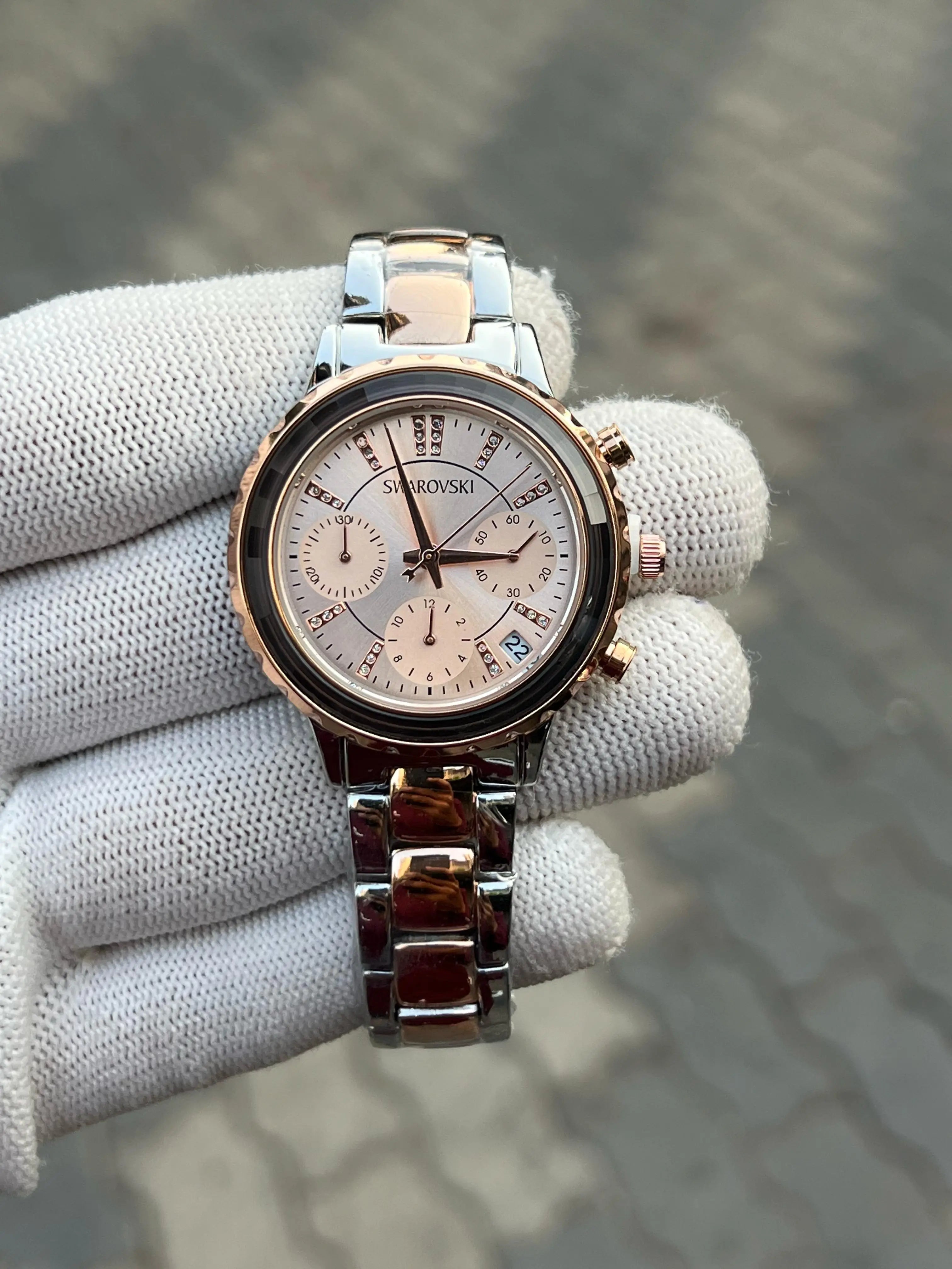 Swarovski Octea Lux Chrono Analog Two Tone Rose Gold Main image