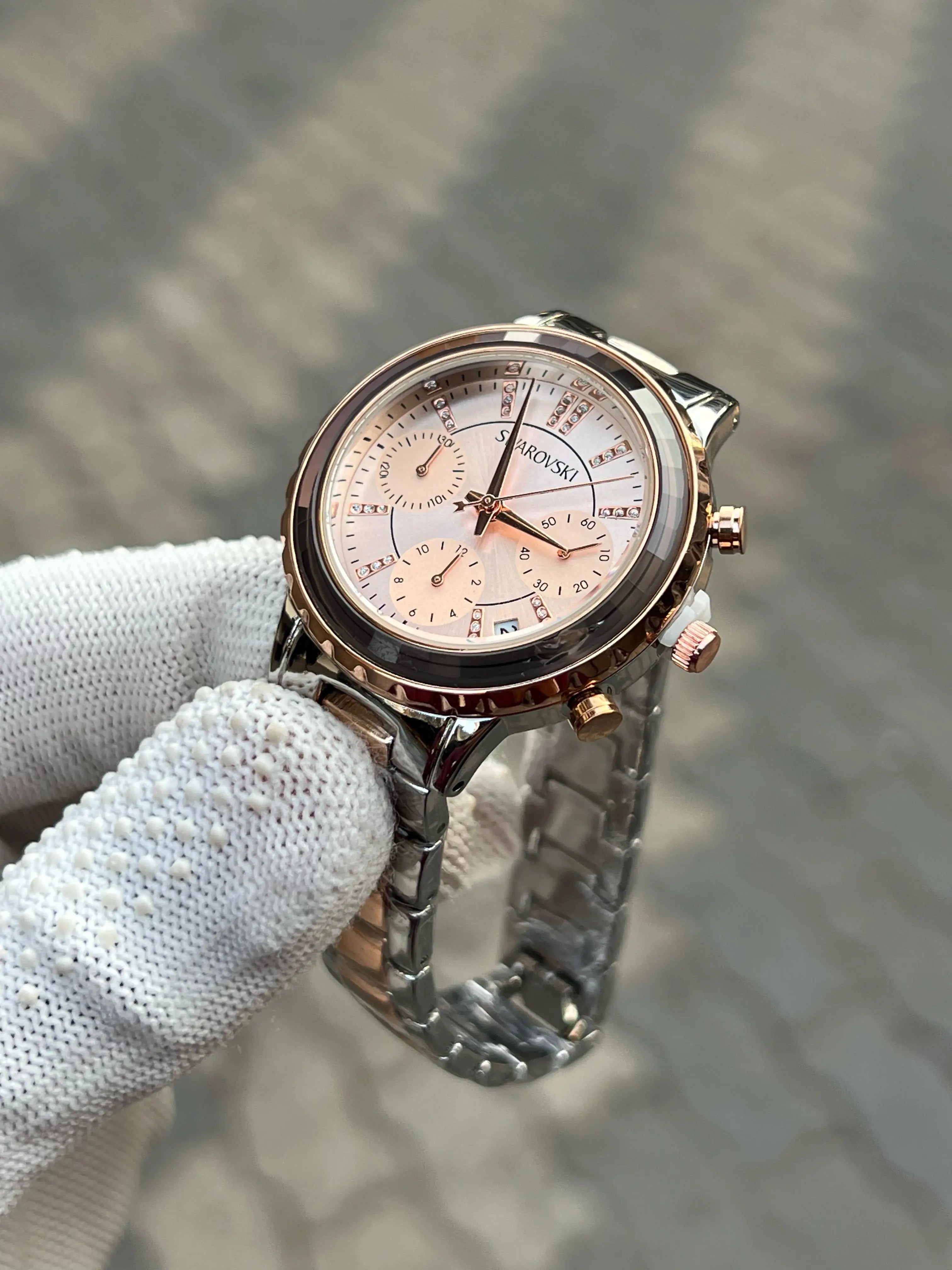 Swarovski Octea Lux Chrono Analog Two Tone Rose Gold Secondary image