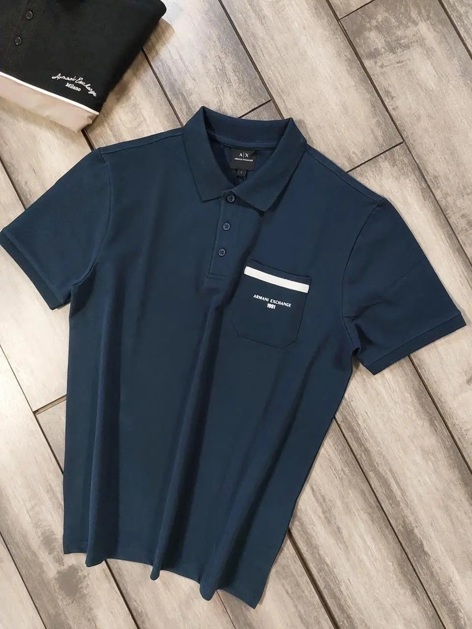 Arman i Exchange Bottle Green Logo Work Premium Polo T-Shirt Main image