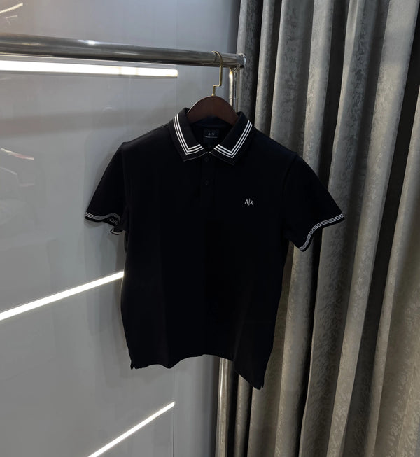 Arman i Exchange Black Logo Work Premium Polo T-Shirt