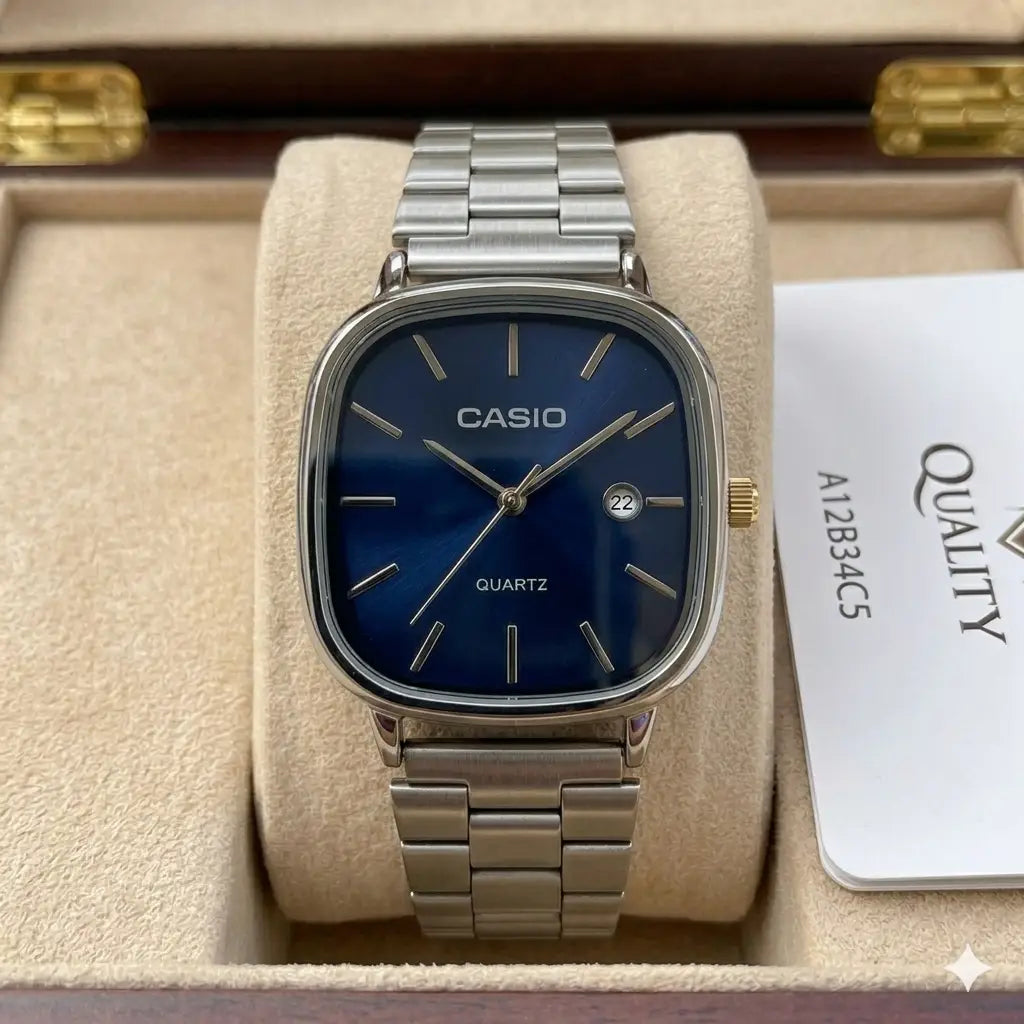 Casio Oval Nevy Blue Main image