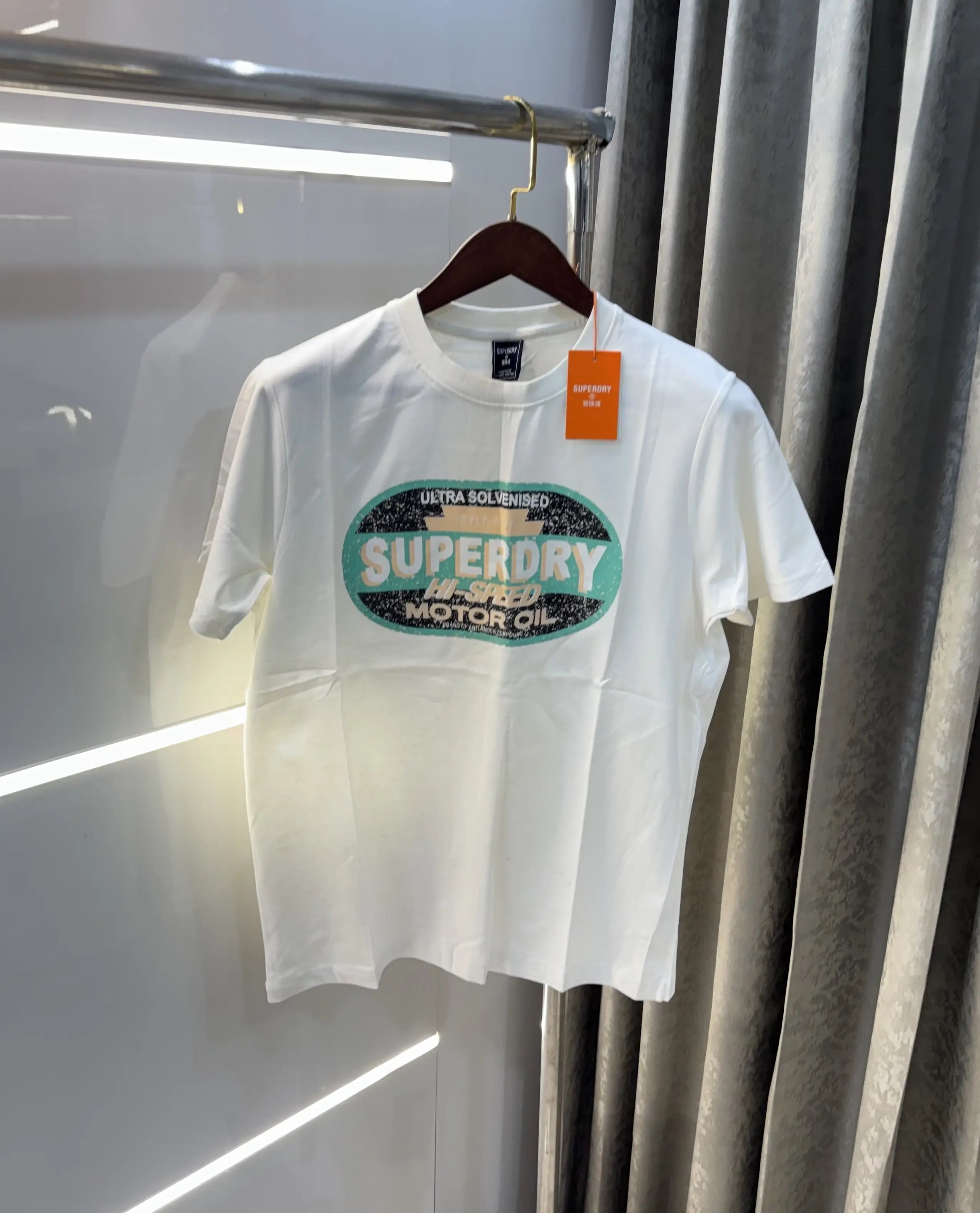 Superdry White Logo Print Premium T-shirt Secondary image