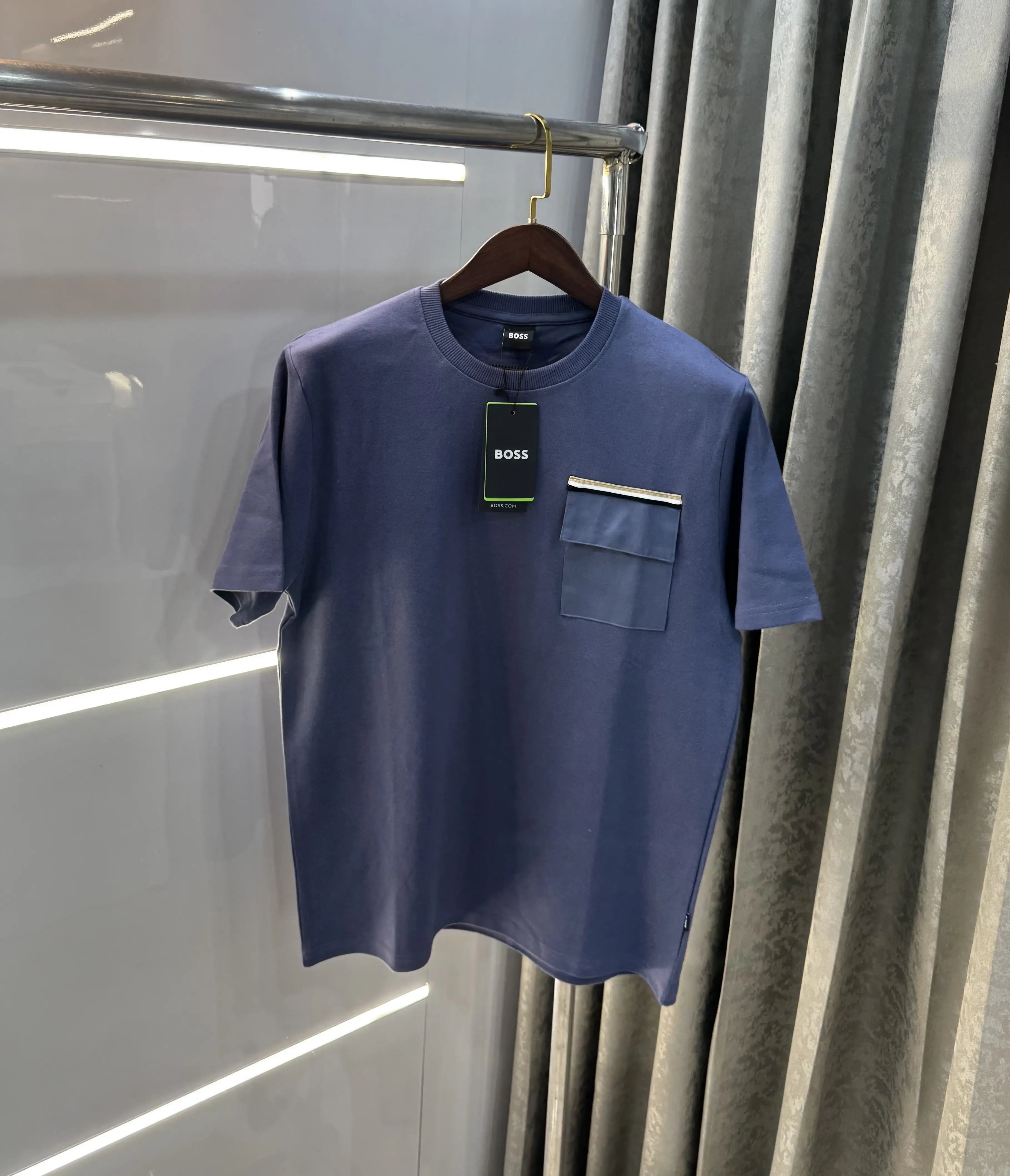 Hugo Boss Blue Logo Print Premium T-shirt Secondary image