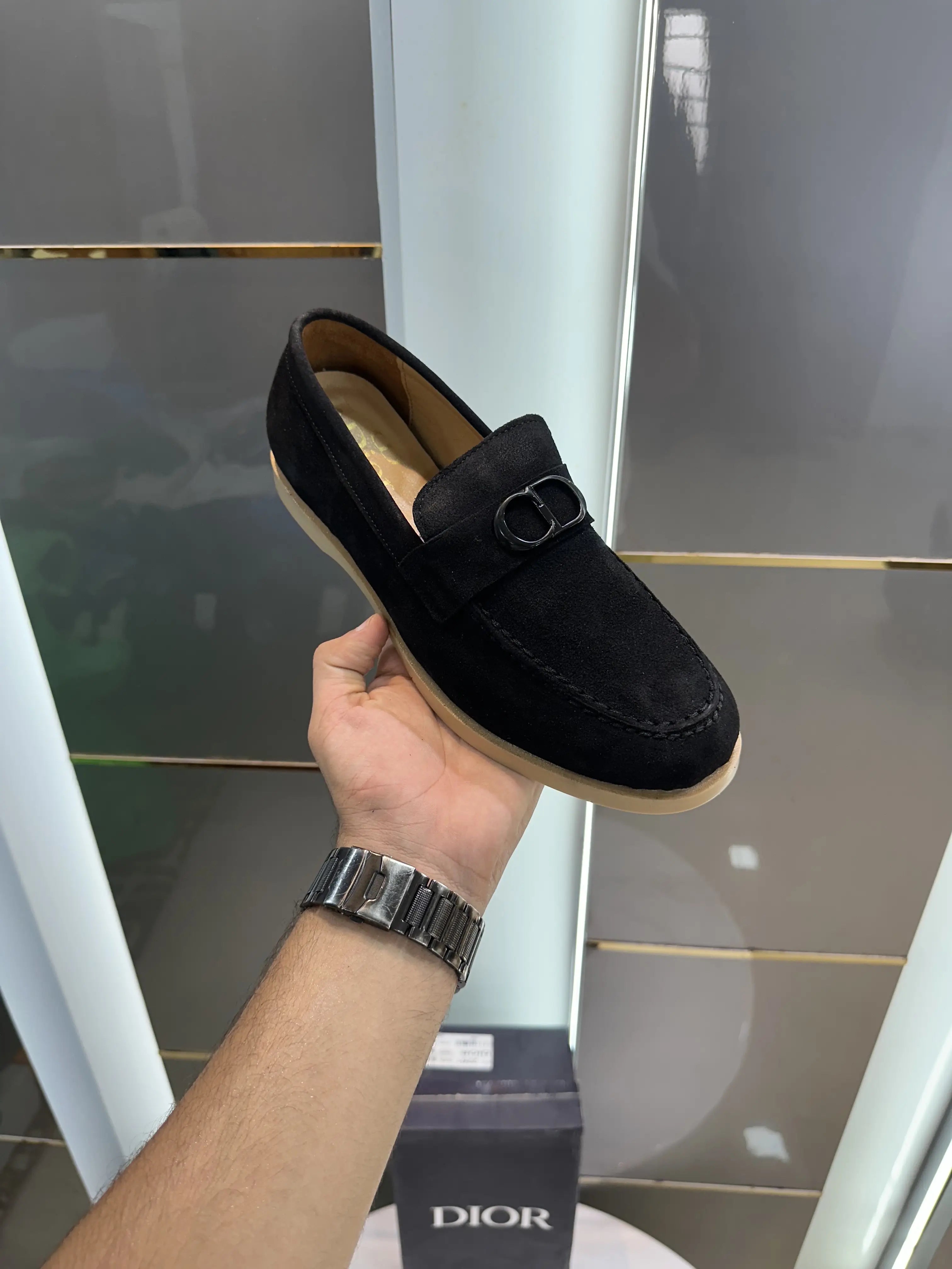 Dior_CD Logo Black Premium Formal Loafer