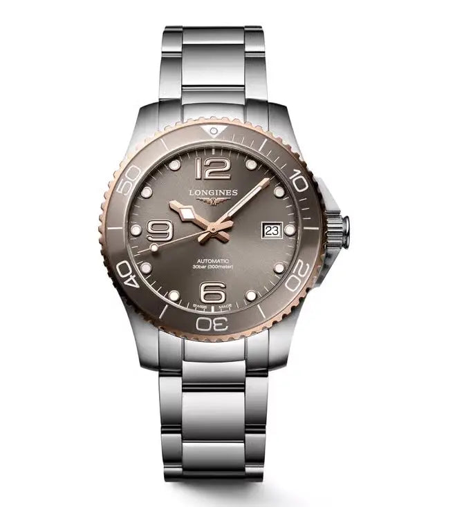 Longines Hydro Conquest Gray Rosegold Main image