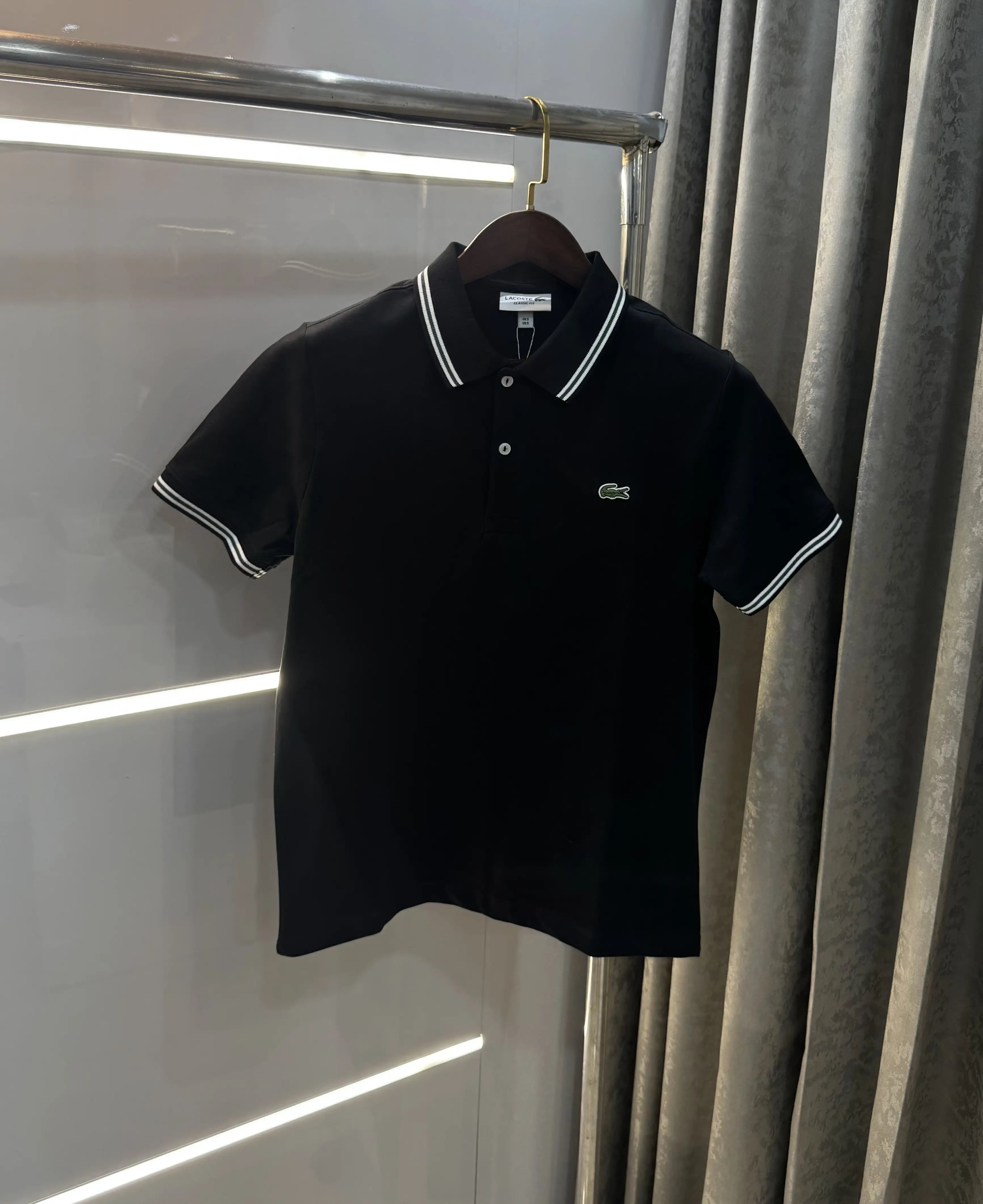 Lacost e Black Logo Work Premium Polo T-Shirt Secondary image