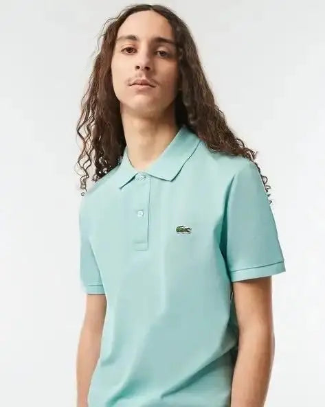 Lacost e Sky Blue Logo Work Premium Polo T-Shirt Main image