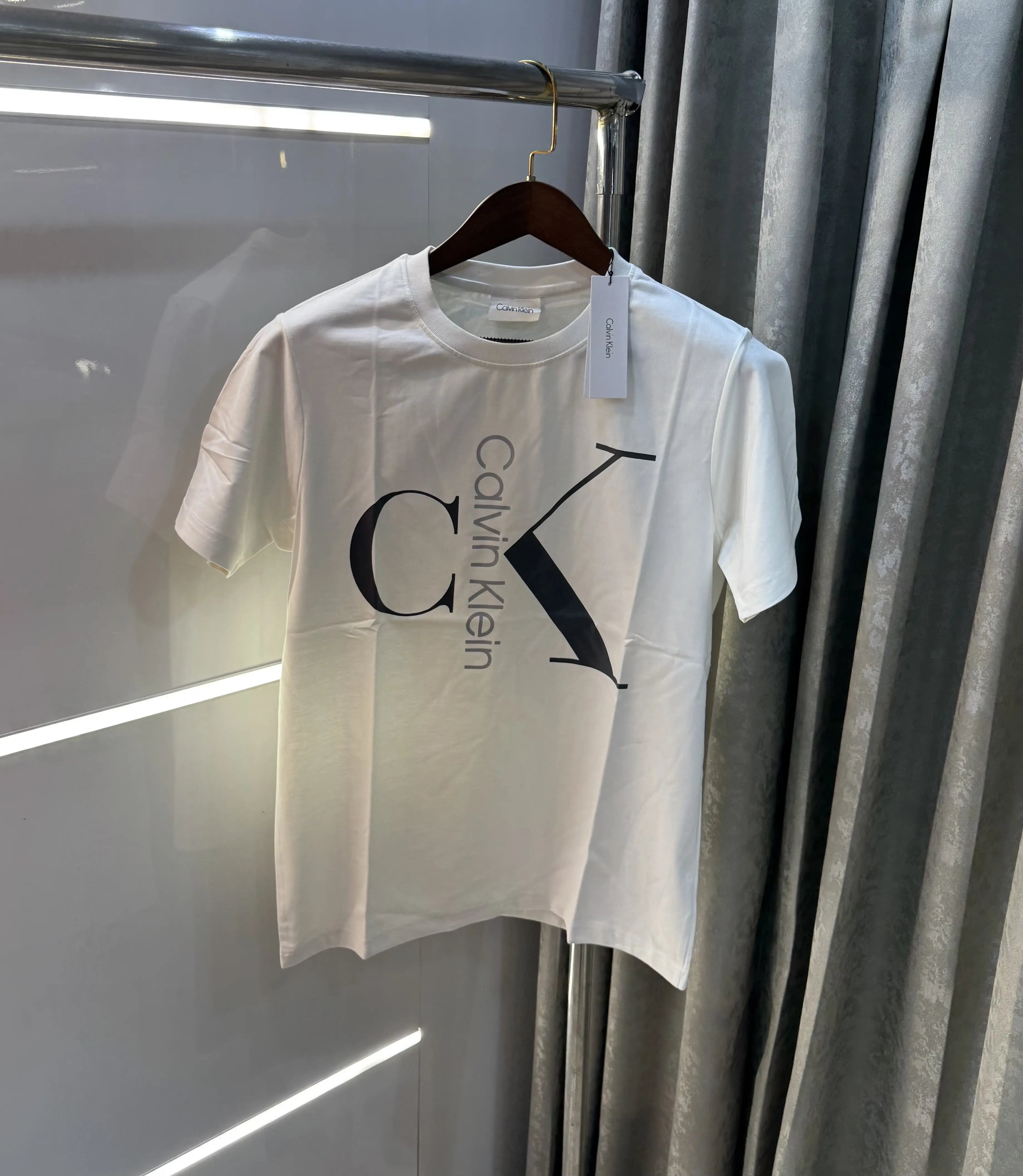 Calvin Klein Cream Logo Work Premium T-Shirt Secondary image