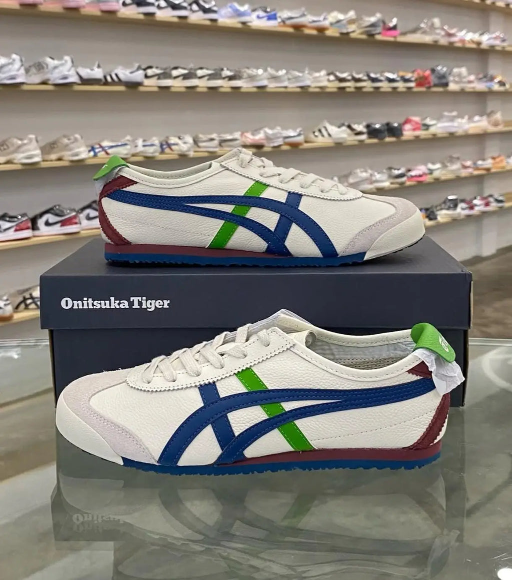 Onitsuka Tiger Mexico 66 Blue Green White For Mens