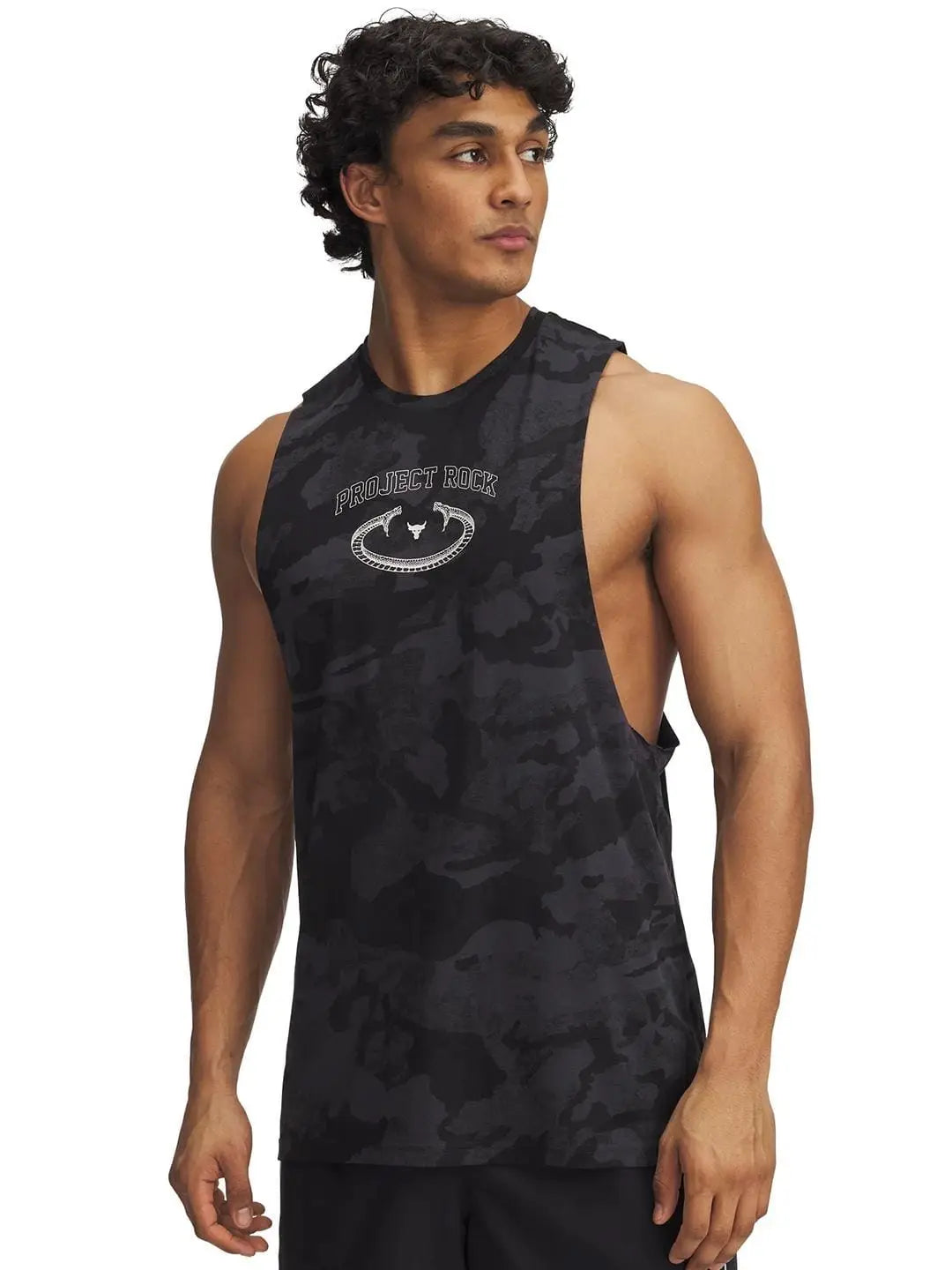 Under Armour Black Logo Print Premium Sando Main image