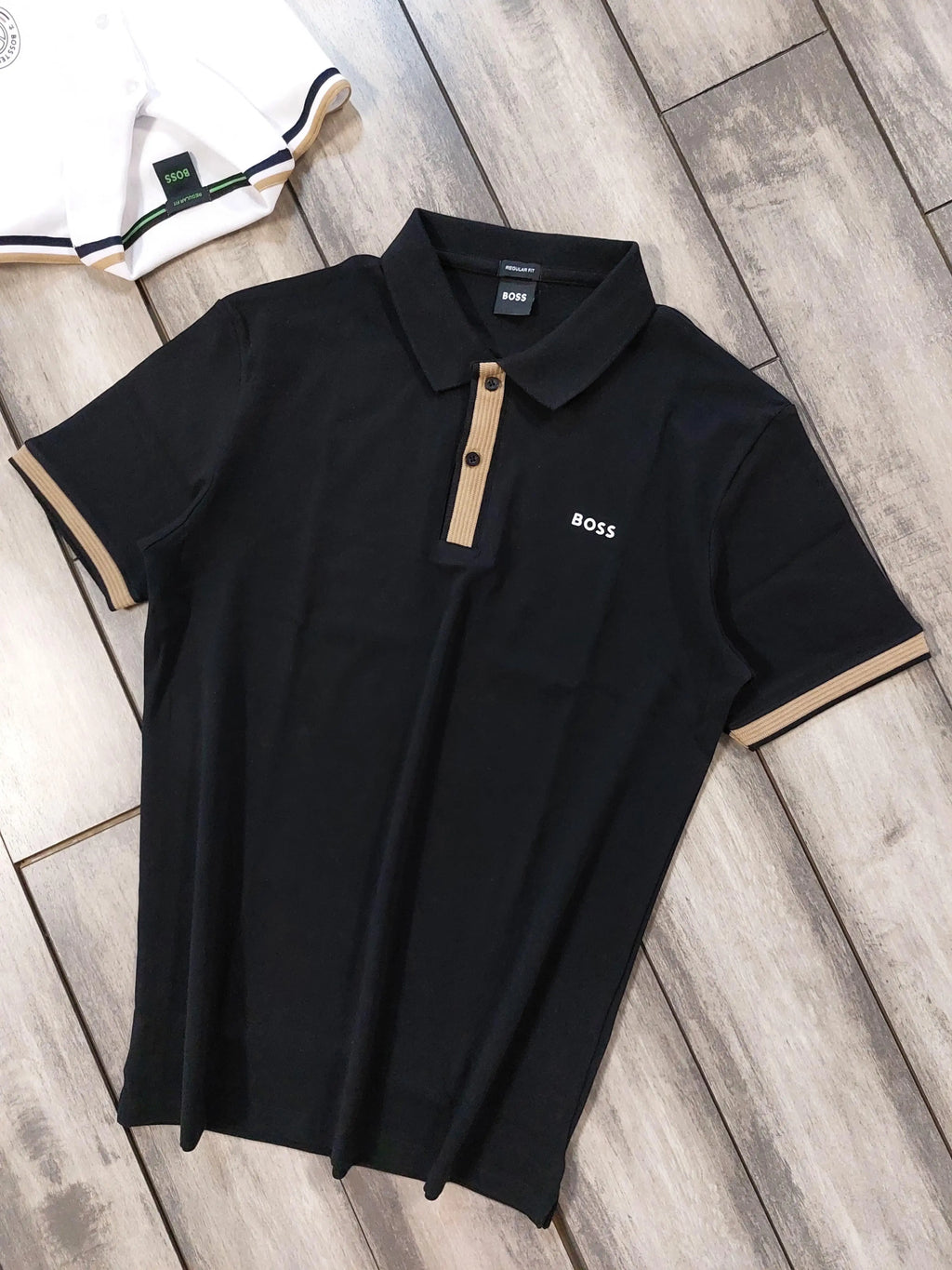 Hugo Bos s Black Logo Work Premium Polo T-shirt